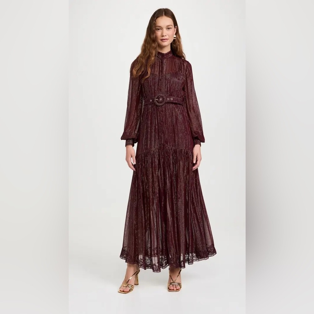 Hemant & Nandita Metallic Maxi Dress